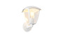 Preview: Trio 263260231 Venta E27 Wandleuchte Weiß Matt IP44