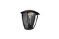 Preview: Trio 263260332 Venta E27 Wandleuchte Schwarz Matt IP44