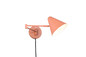 Preview: Trio 263970140 Cosima E14 Wandleuchte ⌀15cm Apricot