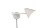 Preview: Trio 263970176 Cosima E14 Wandleuchte ⌀15cm Warm Grey