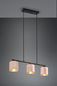 Preview: Trio Julieta Pendelleuchte E14  3-fach ⌀12cm Beige Höhenverstellbar