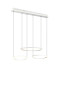 Preview: Trio 323610331 LED Pendelleuchte MORRISON Weiss matt 56W dimmbar