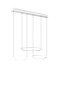 Preview: Trio 323610331 LED Pendelleuchte MORRISON Weiss matt 56W dimmbar