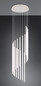 Preview: Trio 330632076 Baxter LED Pendelleuchte 68W ⌀37cm dimmbar Warm Grey CCT einstellbare Lichtfarbe