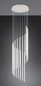 Preview: Trio 330632076 Baxter LED Pendelleuchte 68W ⌀37cm dimmbar Warm Grey CCT einstellbare Lichtfarbe