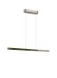 Preview: Trio 331210107 Arcola LED Pendelleuchte 36W dimmbar Nickel Matt CCT einstellbare Lichtfarbe