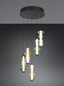 Preview: Trio 334330517 Minerva LED Pendelleuchte 5x8W ⌀42cm dimmbar Multicolor CCT einstellbare Lichtfarbe