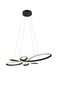 Preview: Trio Fly LED Pendelleuchte  32W dimmbar Schwarz Matt warmweiss