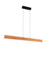 Preview: Trio 359719130 Edgewood LED Pendelleuchte 36W dimmbar Holzfarbig CCT einstellbare Lichtfarbe