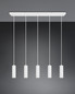 Preview: Trio 367700531 Soka GU10 Pendelleuchte 5-fach ⌀5,5cm Weiß Matt
