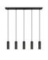 Preview: Trio 367700532 Soka GU10 Pendelleuchte 5-fach ⌀5,5cm Schwarz Matt