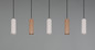 Preview: Trio 367700565 Soka GU10 Pendelleuchte 5-fach ⌀5,5cm Coffee
