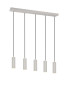 Preview: Trio 367700576 Soka GU10 Pendelleuchte 5-fach ⌀5,5cm Warm Grey