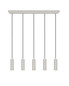 Preview: Trio 367700576 Soka GU10 Pendelleuchte 5-fach ⌀5,5cm Warm Grey