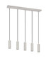 Preview: Trio 367700576 Soka GU10 Pendelleuchte 5-fach ⌀5,5cm Warm Grey