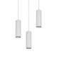 Preview: Trio 367730331 Soka GU10 Pendelleuchte 3-fach ⌀28cm Weiß Matt