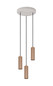 Preview: Trio 367730365 Soka GU10 Pendelleuchte 3-fach ⌀28cm Coffee