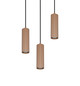 Preview: Trio 367730365 Soka GU10 Pendelleuchte 3-fach ⌀28cm Coffee
