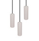 Preview: Trio 367730376 Soka GU10 Pendelleuchte 3-fach ⌀28cm Warm Grey