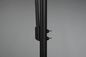 Preview: Trio Burton Stehleuchte E27/E14  2-fach ⌀45cm Schwarz Matt