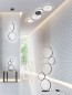 Preview: Trio Rondo LED Stehleuchte  36W dimmbar Schwarz Matt warmweiss