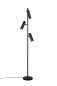 Preview: Trio 467700332 Soka GU10 Stehleuchte 3-fach ⌀22cm Schwarz Matt