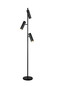 Preview: Trio 467700332 Soka GU10 Stehleuchte 3-fach ⌀22cm Schwarz Matt