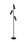 Preview: Trio 467700332 Soka GU10 Stehleuchte 3-fach ⌀22cm Schwarz Matt