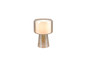 Preview: Trio 519900113 Rocka E14 Tischleuchte ⌀20cm Amberfarbig