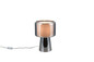 Preview: Trio 519900157 Rocka E14 Tischleuchte ⌀20cm Chrom Bedampft