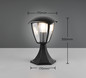 Preview: Trio 563260132 Venta E27 Pfosten Schwarz Matt IP44