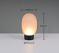 Preview: Trio 564210113 Facette LED Tischleuchte 1,5W ⌀11,8cm Amberfarbig warmweiss Touch