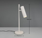 Preview: Trio 567700176 Soka GU10 Tischleuchte ⌀15cm Warm Grey