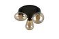 Preview: Trio 617030313 Lumina E14 Deckenleuchte 3-fach ⌀48,5cm Schwarz Matt