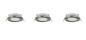 Preview: Trio 635110307 Himal LED Einbauleuchten 3x3,5W ⌀8,5cm dimmbar Nickel Matt IP65 CCT einstellbare Lichtfarbe