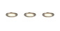 Preview: Trio 635110307 Himal LED Einbauleuchten 3x3,5W ⌀8,5cm dimmbar Nickel Matt IP65 CCT einstellbare Lichtfarbe