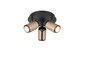 Preview: Trio 814530365 Gillan GU10 Strahler 3-fach ⌀30cm Coffee