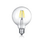 Preview: Trio Globe LED Lampe E27  7W ⌀9,5cm Klar warmweiss wie 48w