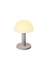 Preview: Villeroy & Boch BERGAMO Akku-Tischlampe Grau 1,8W steuerbare Lichtfarbe IP65 97071