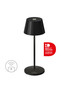Preview: Villeroy & Boch SEOUL MICRO RC Akku-Tischlampe Schwarz Ceramic 2,3W steuerbare Lichtfarbe IP65 97101