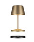 Preview: Villeroy & Boch SEOUL RC Akku-Tischlampe Gold Gebürstet 2,2W IP65 97209