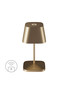 Preview: Villeroy & Boch NEAPEL RC Akku-Tischlampe Gold Gebürstet 2,2W steuerbare Lichtfarbe IP65 97229