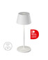 Preview: Villeroy & Boch SEOUL MICRO RC Akku-Tischlampe Weiß 2,3W steuerbare Lichtfarbe IP65 97240