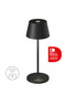 Preview: Villeroy & Boch SEOUL MICRO RC Akku-Tischlampe Schwarz 2,3W steuerbare Lichtfarbe IP65 97242