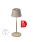 Preview: Villeroy & Boch SEOUL MICRO RC Akku-Tischlampe Sand 2,3W steuerbare Lichtfarbe IP65 97244