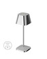 Preview: Villeroy & Boch NEAPEL MICRO RC Akku-Tischlampe Chrom 2,3W steuerbare Lichtfarbe IP65 97265