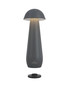 Preview: Villeroy & Boch MODENA Akku-Tischlampe Anthrazit 1W steuerbare Lichtfarbe IP44 97291