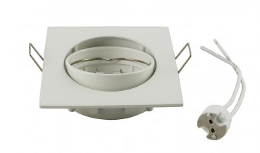 Bioledex INO Einbaurahmen weiss eckig schwenkbar 81mm