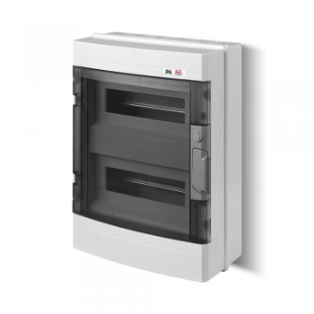 Sicherungskasten Verteilerkasten 26 Module Aufputz IP55