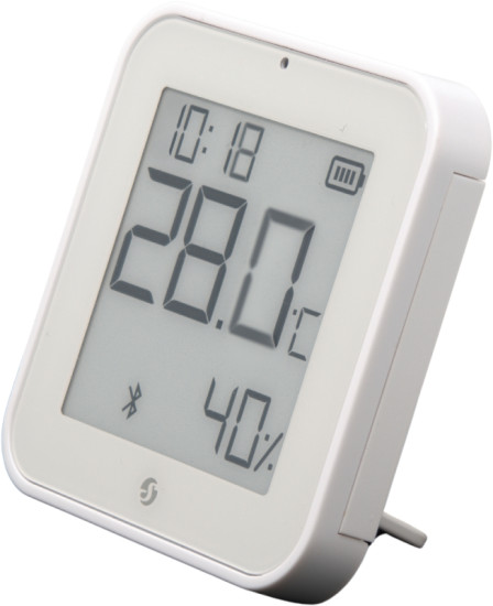 Shelly BLU H&T Display ZB - Zigbee Raumklima-Sensor mit Display, Weiß
